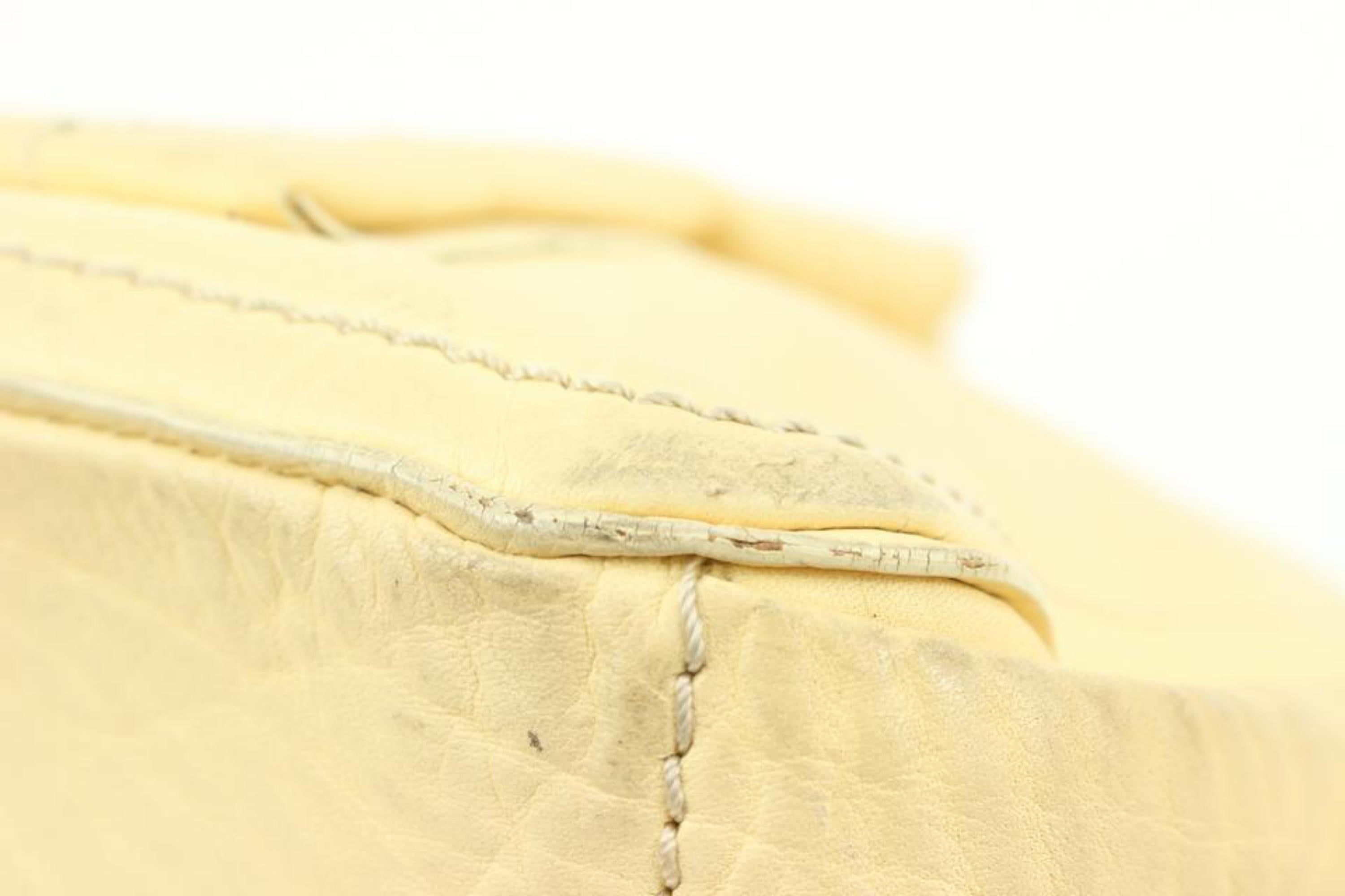 Céline Cream Leather Boogie Tote Bag 91ce39s For Sale 4
