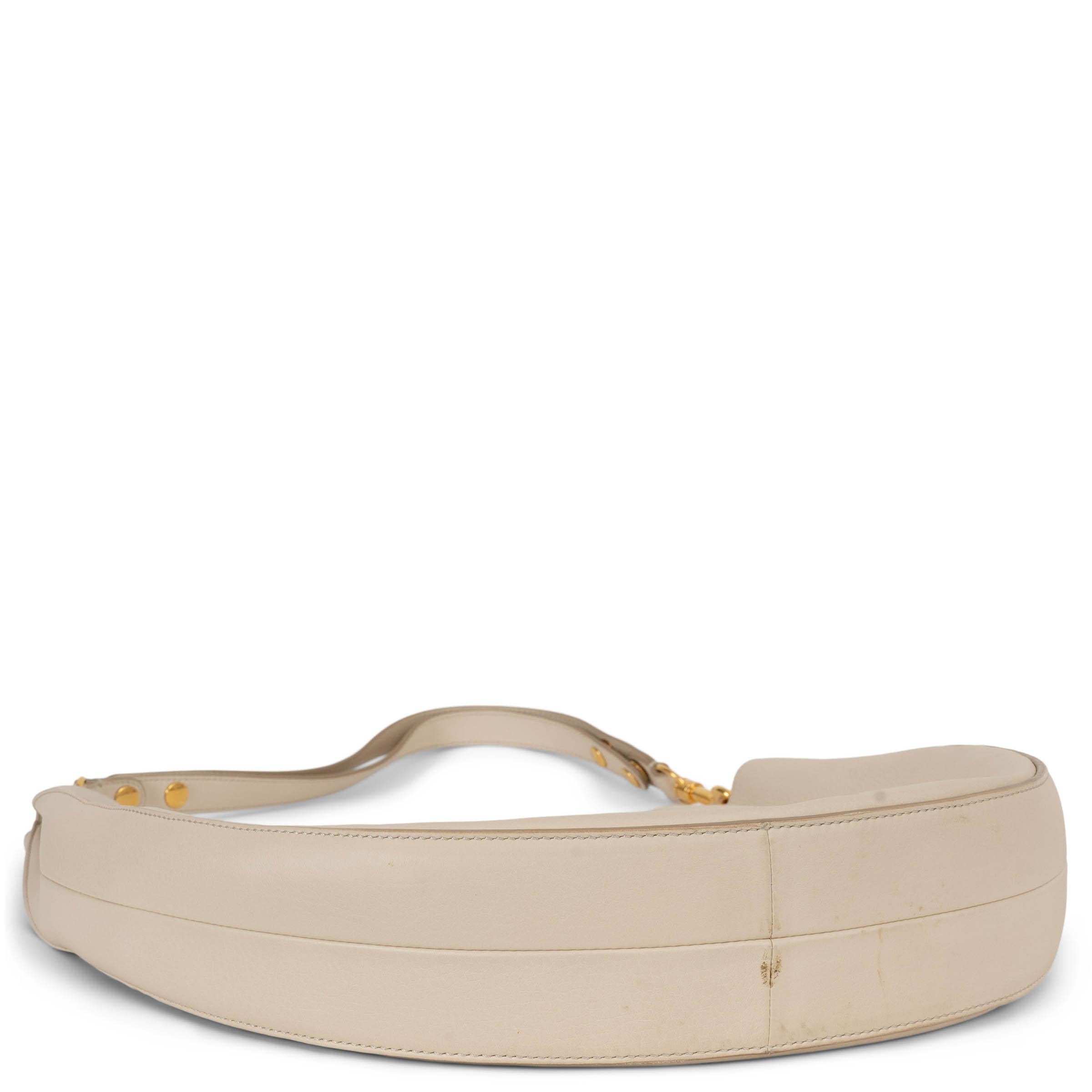 Sac HOBO LARGE en cuir crème de Celine Bon état - En vente à Zürich, CH