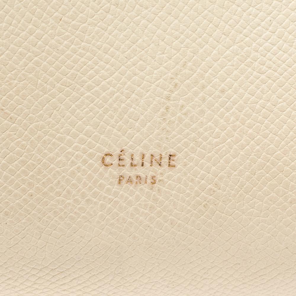 Celine Creme Leder Mini Gürtel Top Handle Tasche 1