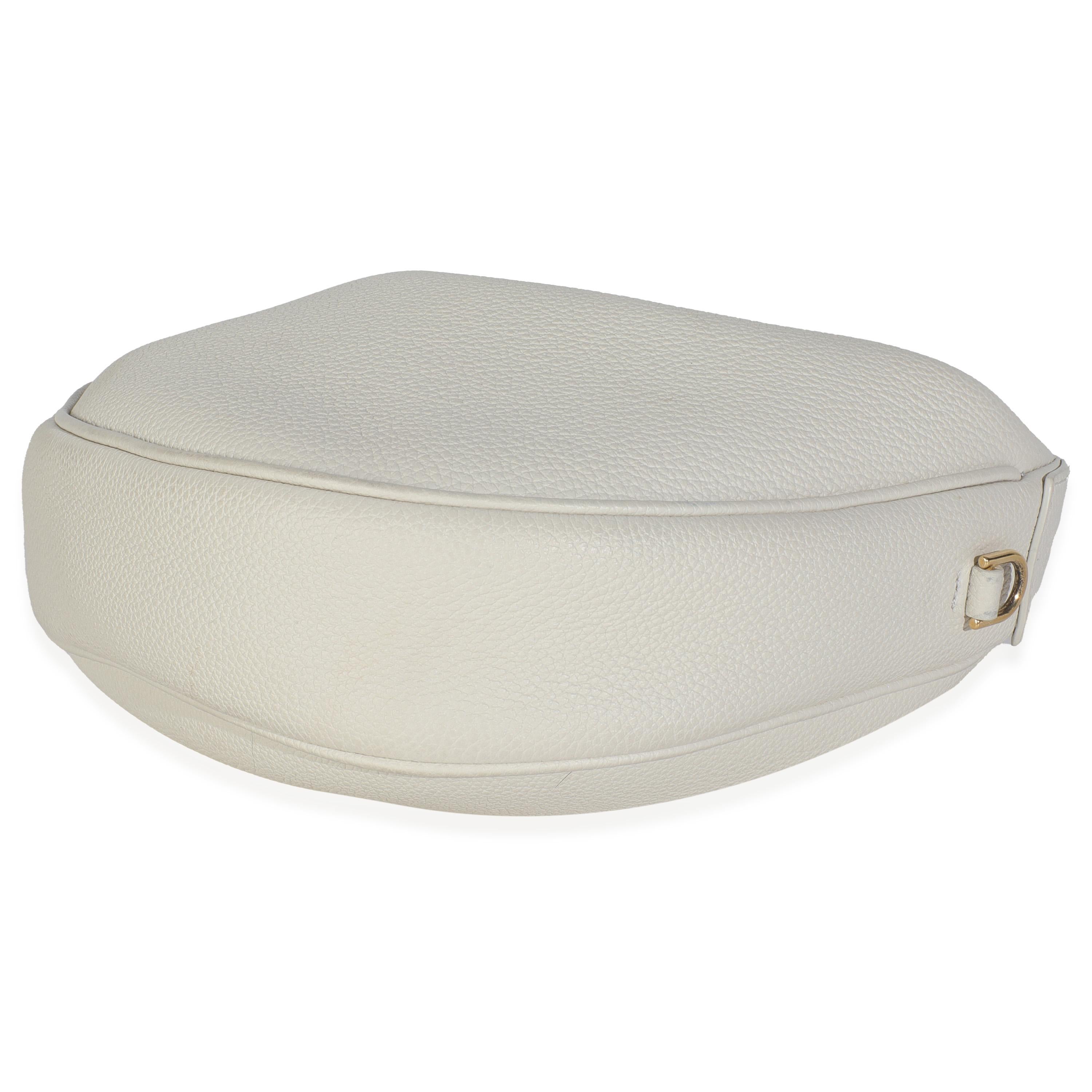 Donna Celine Lulu crema in pelle di vitello morbida e granulata in vendita