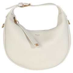 Celine Crema Piel de becerro granulada flexible Teen Celine Lulu