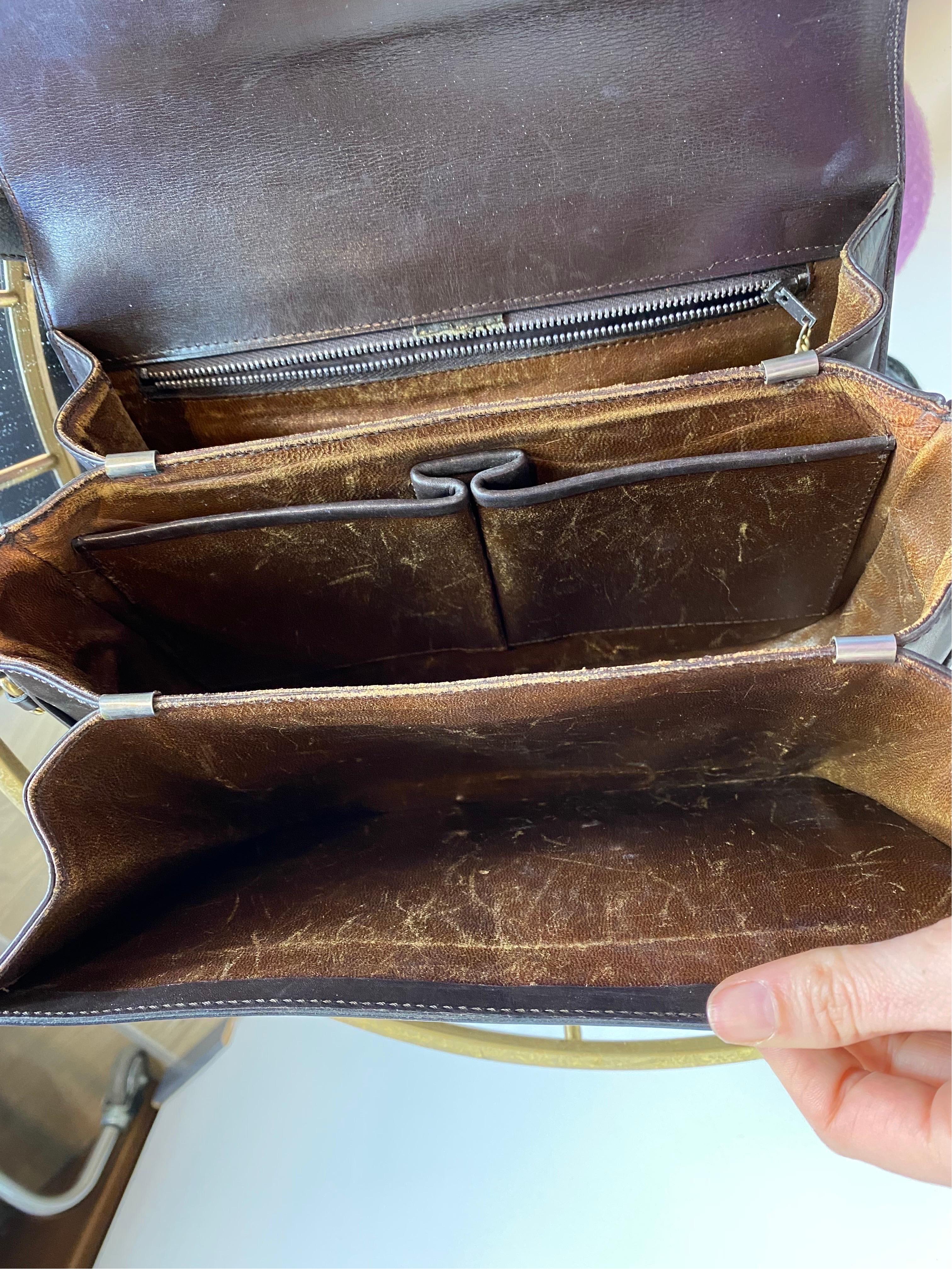 Celine Crecy vintage Leather Shoulder Bag 7