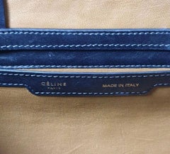 Celine Black Leather Bowling Bag