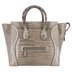 Borsa per bagagli in pelle di coccodrillo Celine