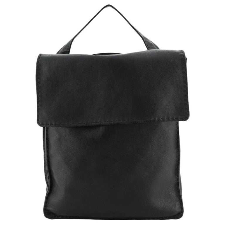 Loewe Goya Brown Leather Backpack For Sale at 1stDibs