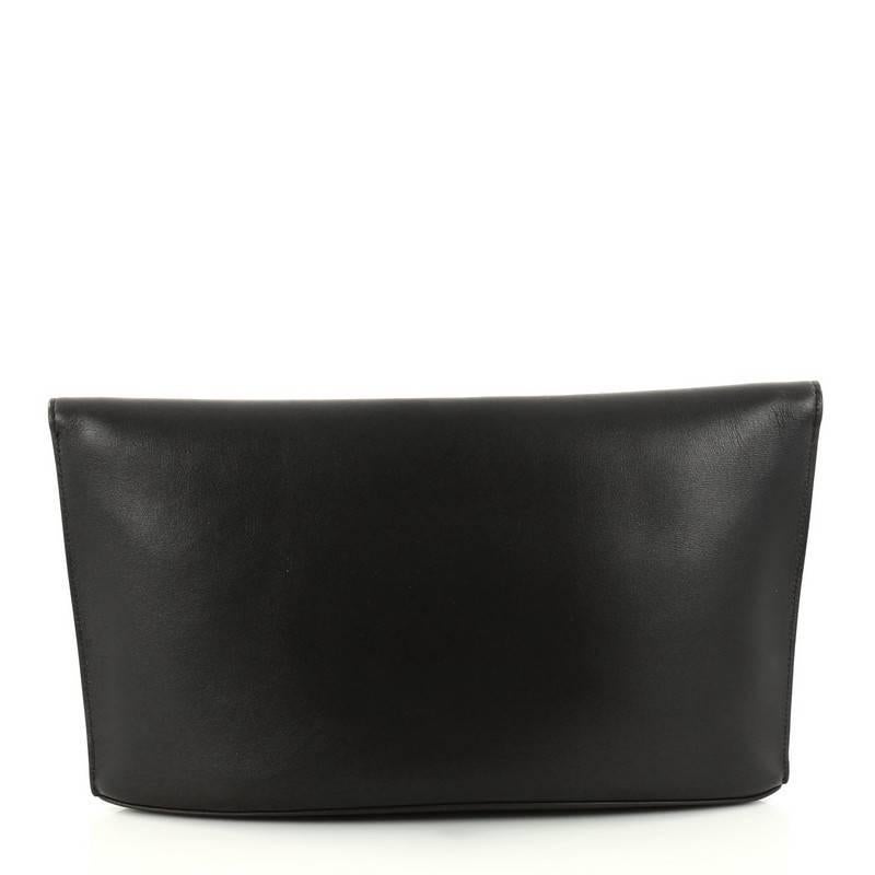 celine curved clutch