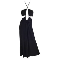 Celine Cut Out Halter Maxi Dress
