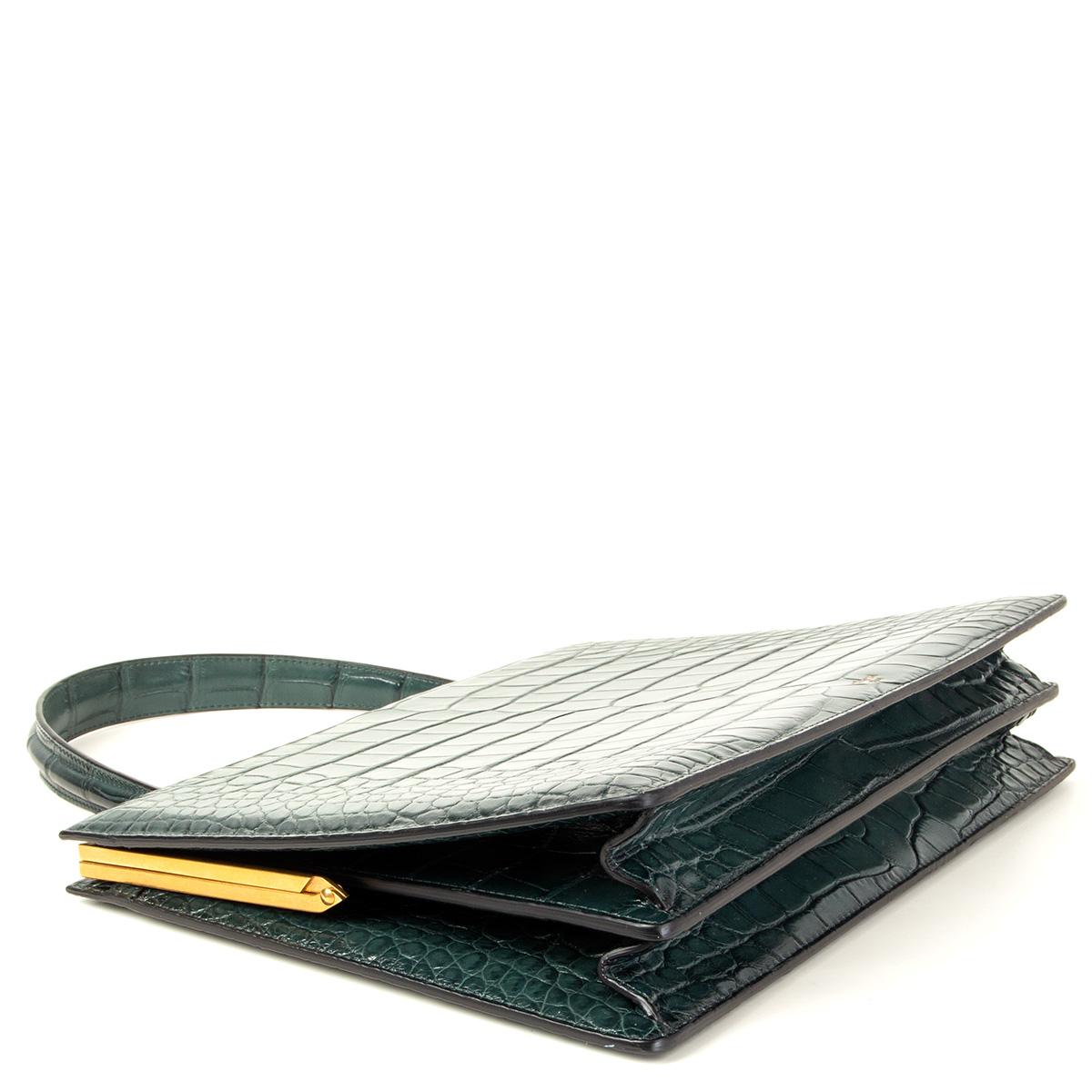 Celine shop clasp green