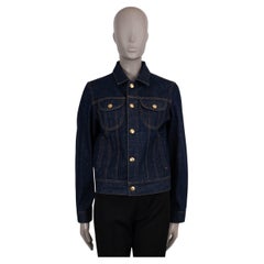 Celine veste en DENIM RAW WASH bleu foncé en coton M