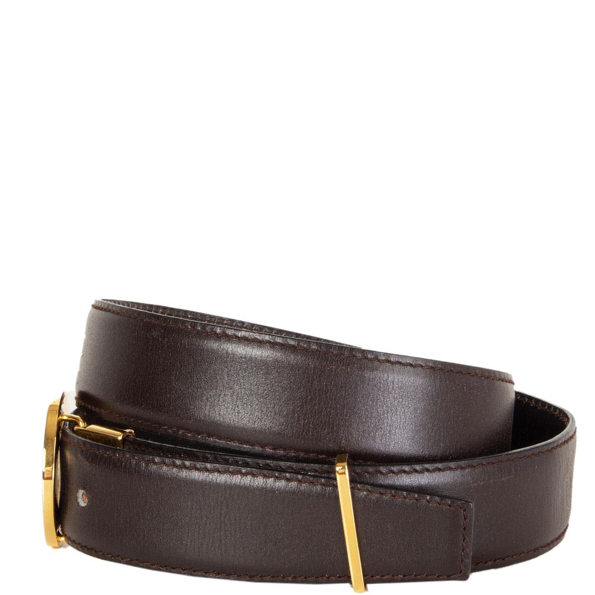 celine brown belt