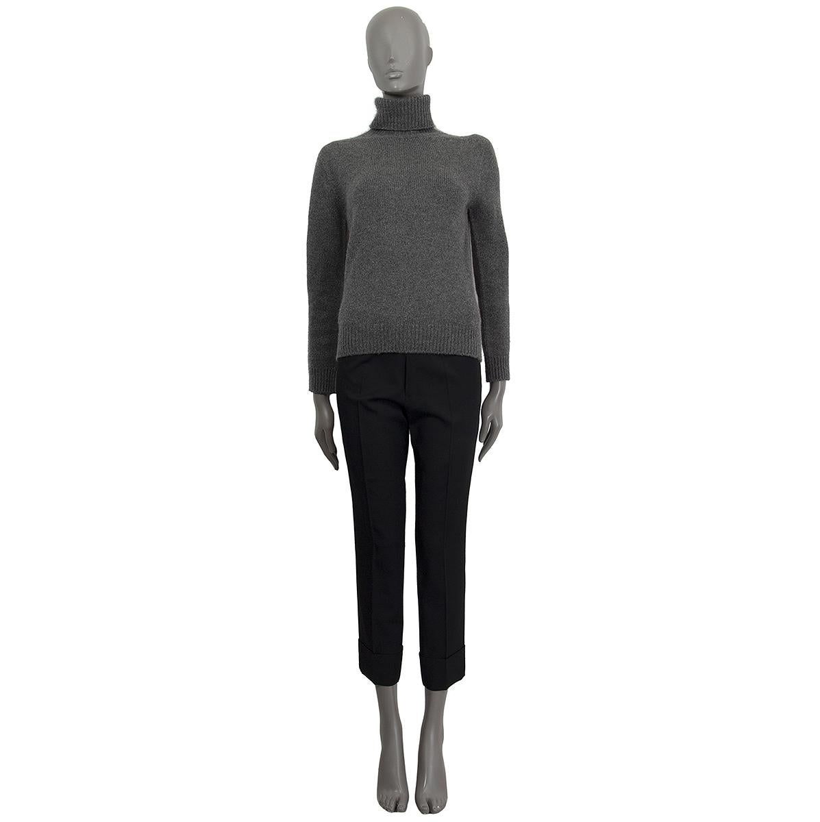 100% authentic Celine turtleneck sweater in grey cashmere (assumingly as content tag is missing). Has been worn and is in excellent condition.

Measurements
Tag Size	Missing Tag
Size	XS
Bust	86cm (33.5in) to 92cm (35.9in)
Waist	82cm (32in) to 92cm