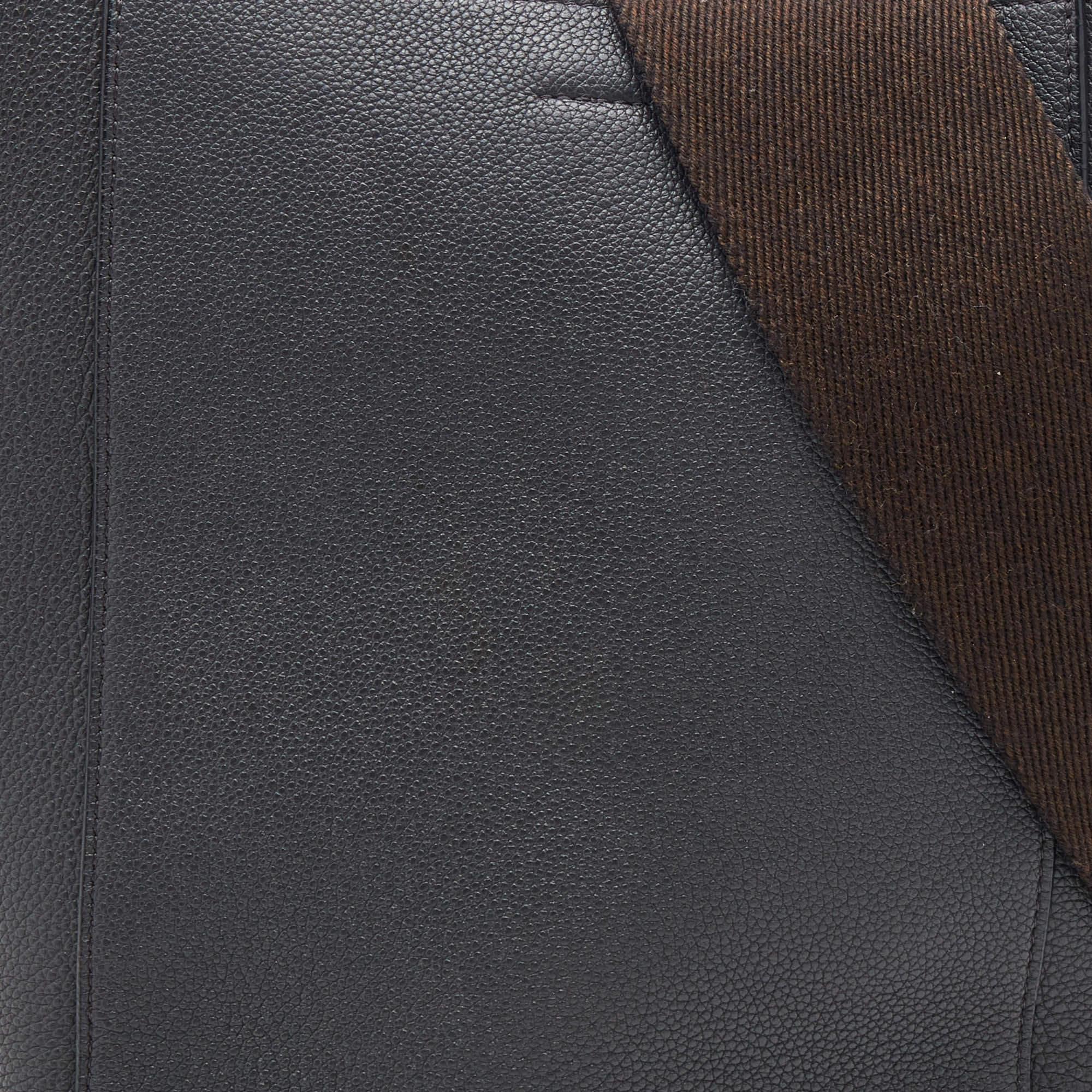 Celine Dark Grey Leather Small Sangle Shoulder Bag 4
