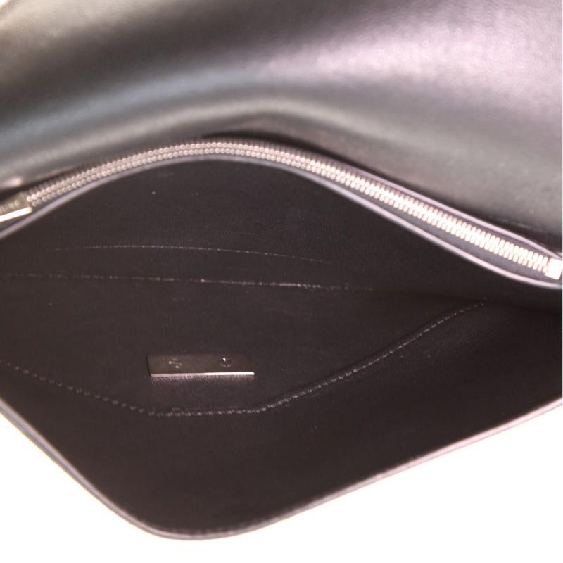 Celine Diamond Clutch Leather and Suede Medium 1