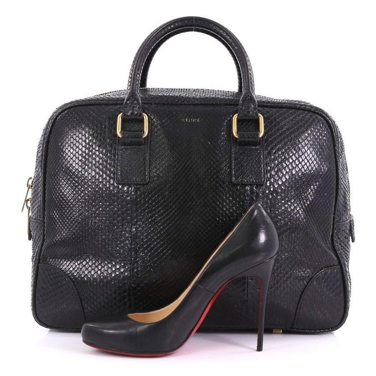 Celine Doctor Bag Python Medium at 1stDibs