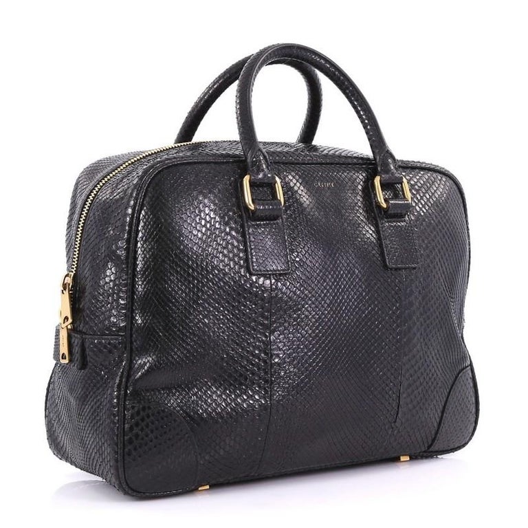 Celine Doctor Bag Python Medium at 1stDibs