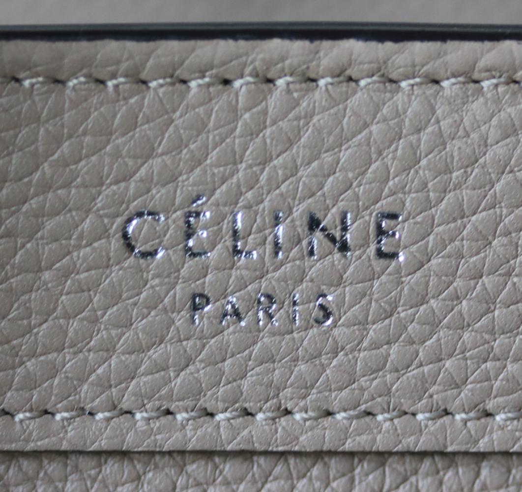 Céline Drummed-Calfskin Nano Luggage Bag In New Condition In London, GB