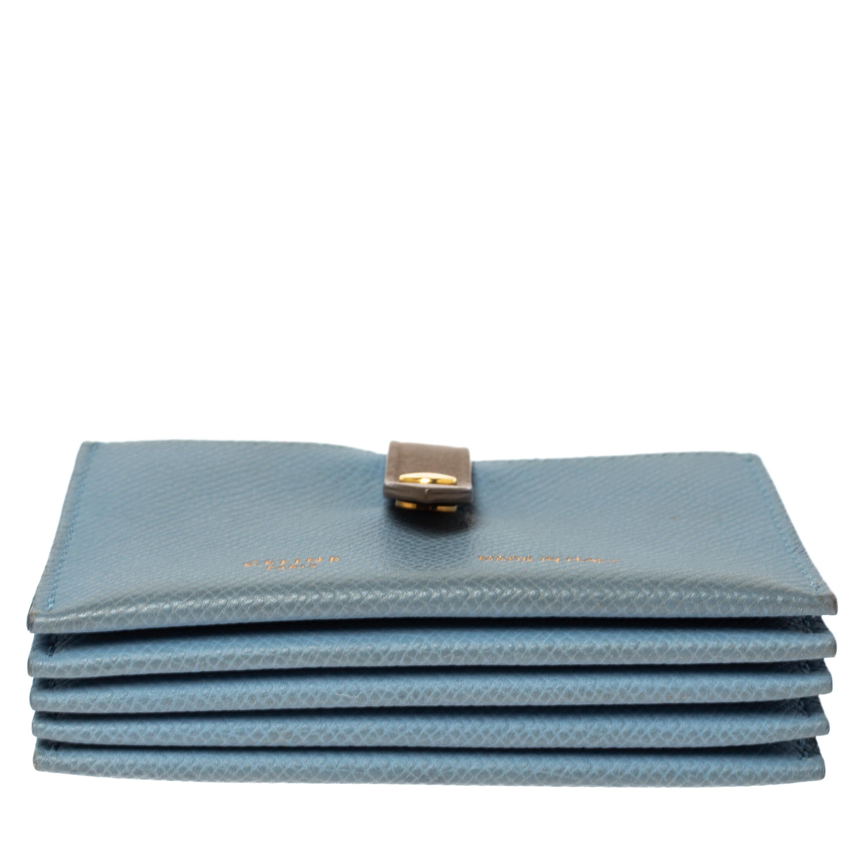 celine accordion card holder