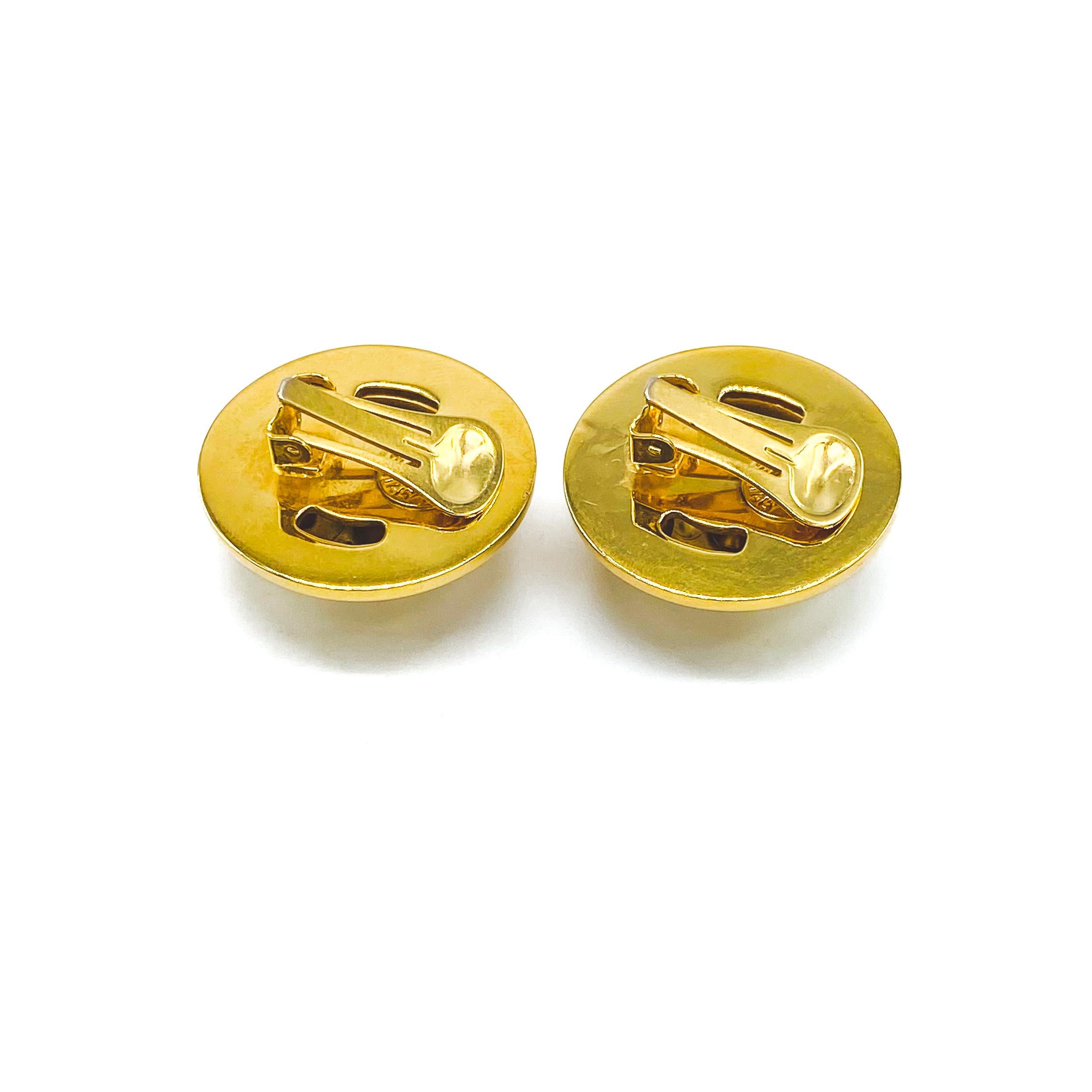 CELINE Earrings Vintage 1990s In Excellent Condition In London, GB