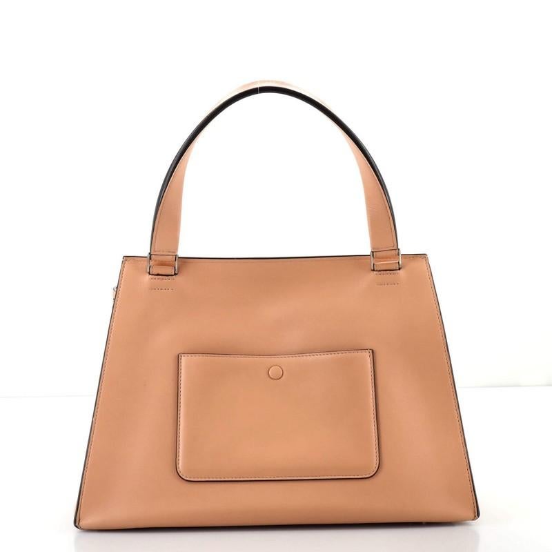 Orange Celine Edge Bag Leather Medium