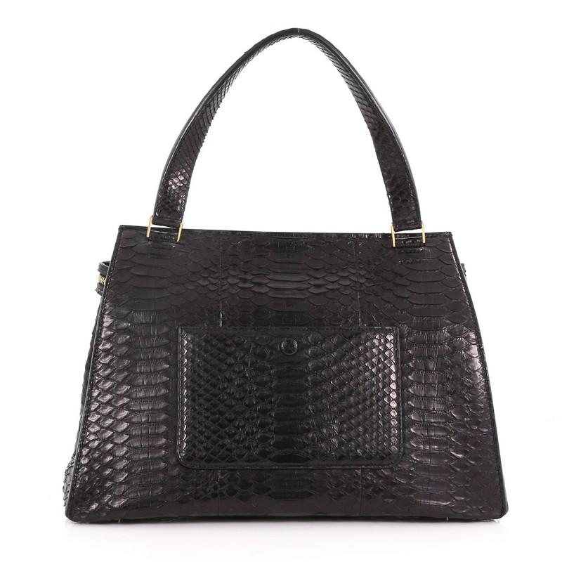 Celine Edge Bag Python Medium In Good Condition In NY, NY