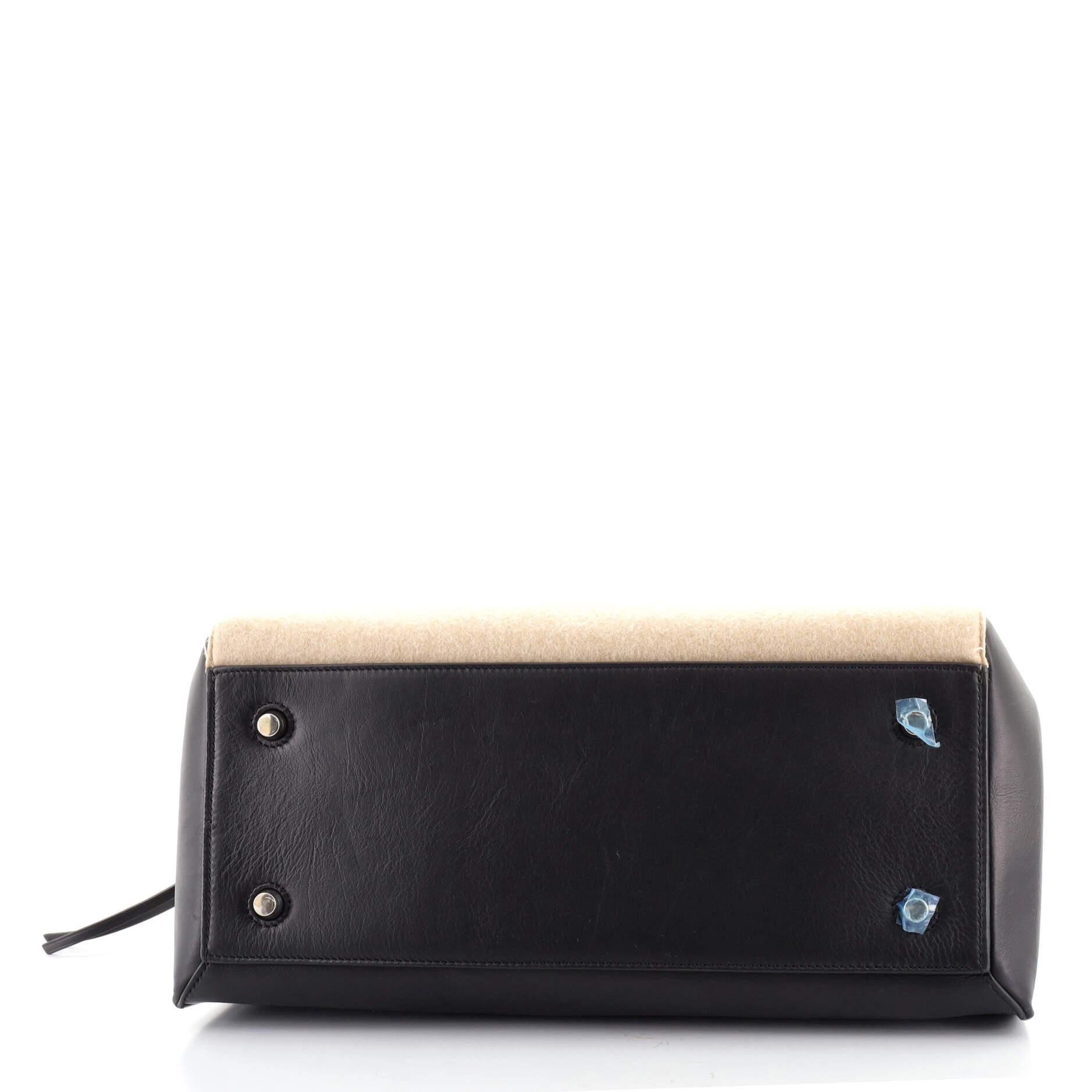 Tasche aus Wolle und Leder von Celine Edge Medium für Damen oder Herren