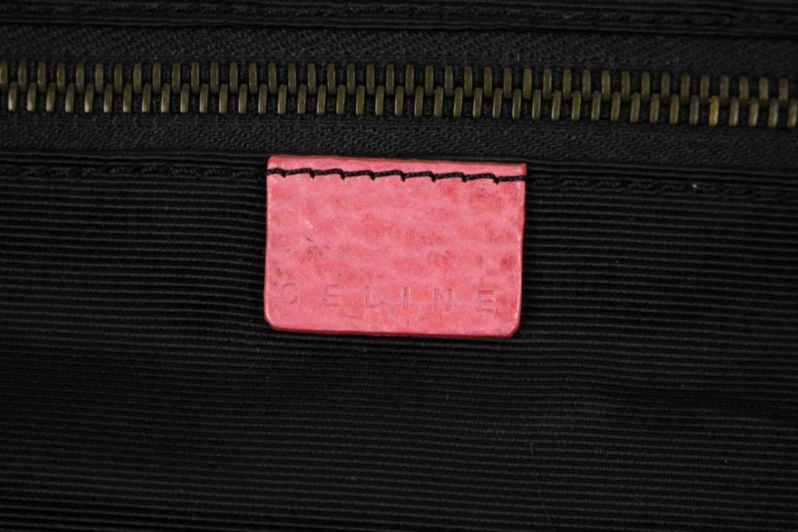 Céline Ella Long Doctor's Cesl27 Pink Leather Satchel For Sale 5