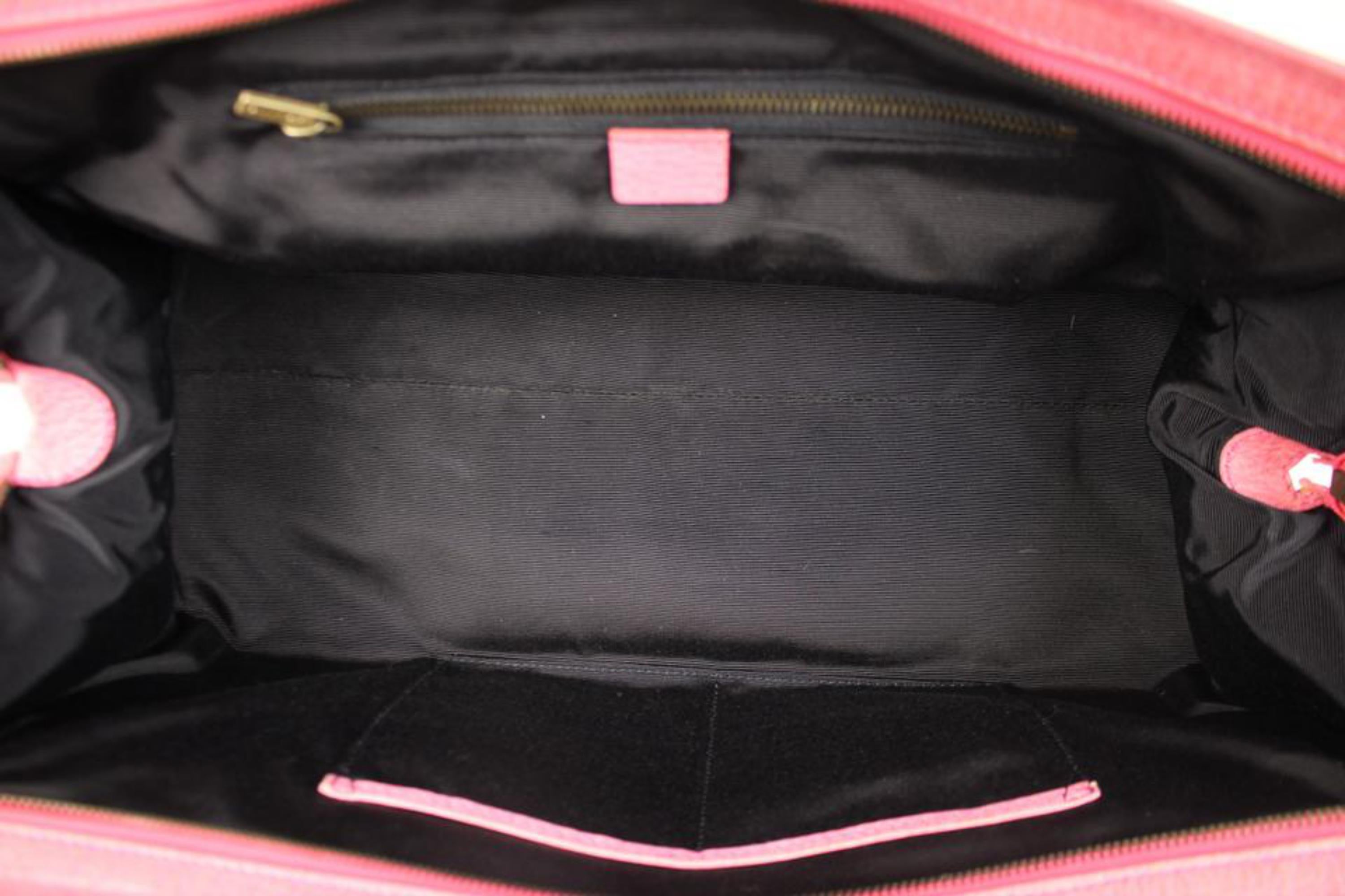 Céline Ella Long Doctor's Cesl27 Pink Leather Satchel For Sale 6