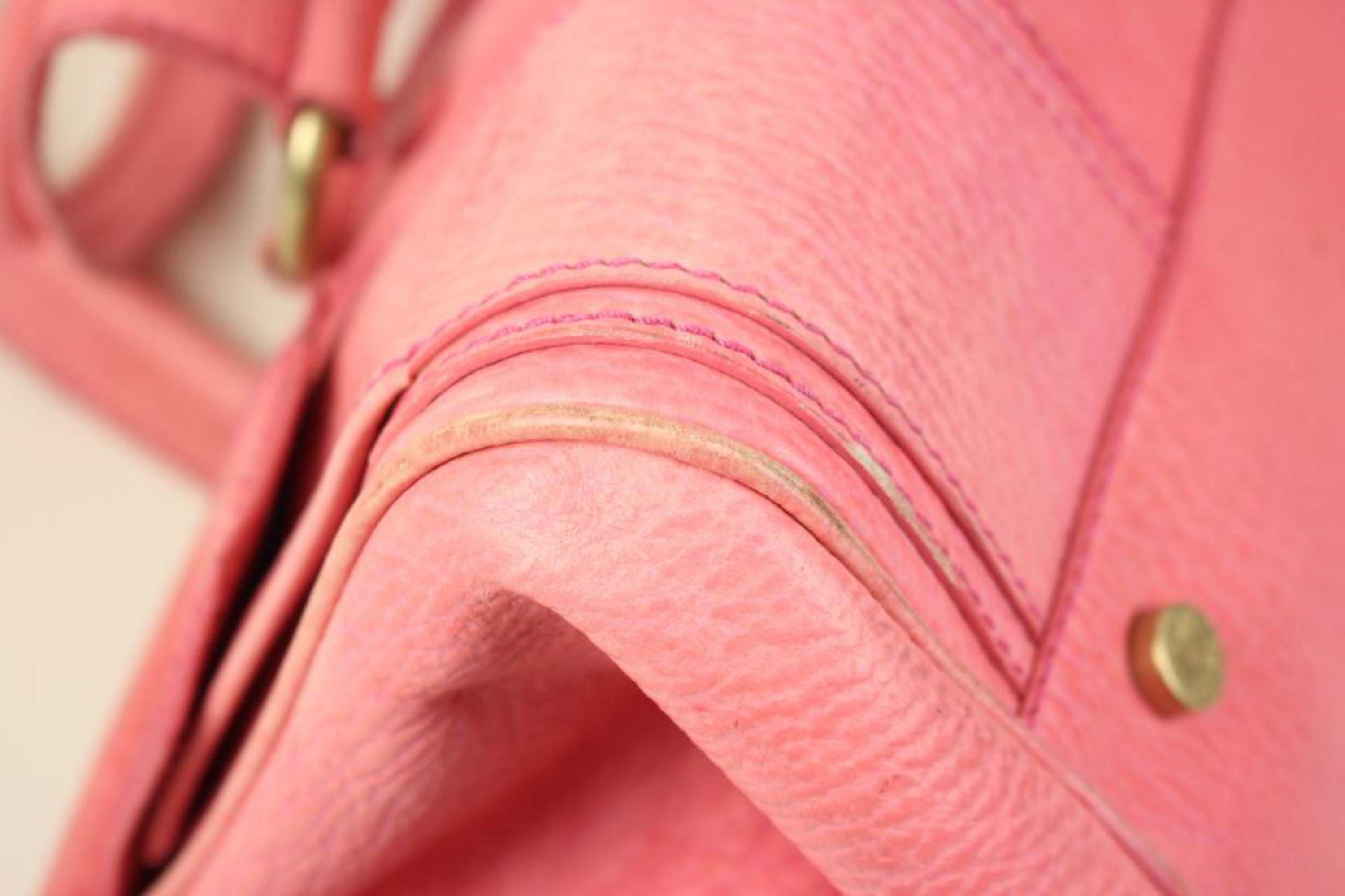 Women's Céline Ella Long Doctor's Cesl27 Pink Leather Satchel For Sale