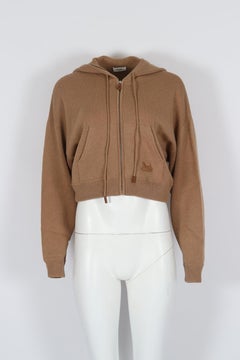 Celine Embroidered Wool And Cashmere Blend Hoodie Medium