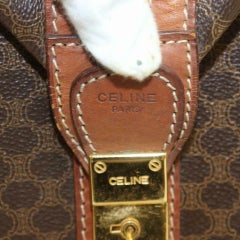 Céline Extra Large Monogram Macadam Boston Duffle 868473