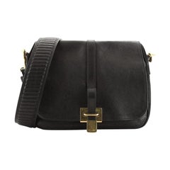 Celine Flap Messenger Bag Leather and Suede