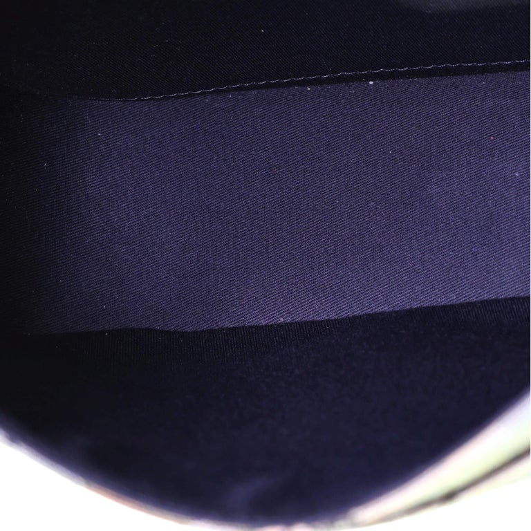 Celine Folco Messenger Bag Embroidered Canvas at 1stDibs