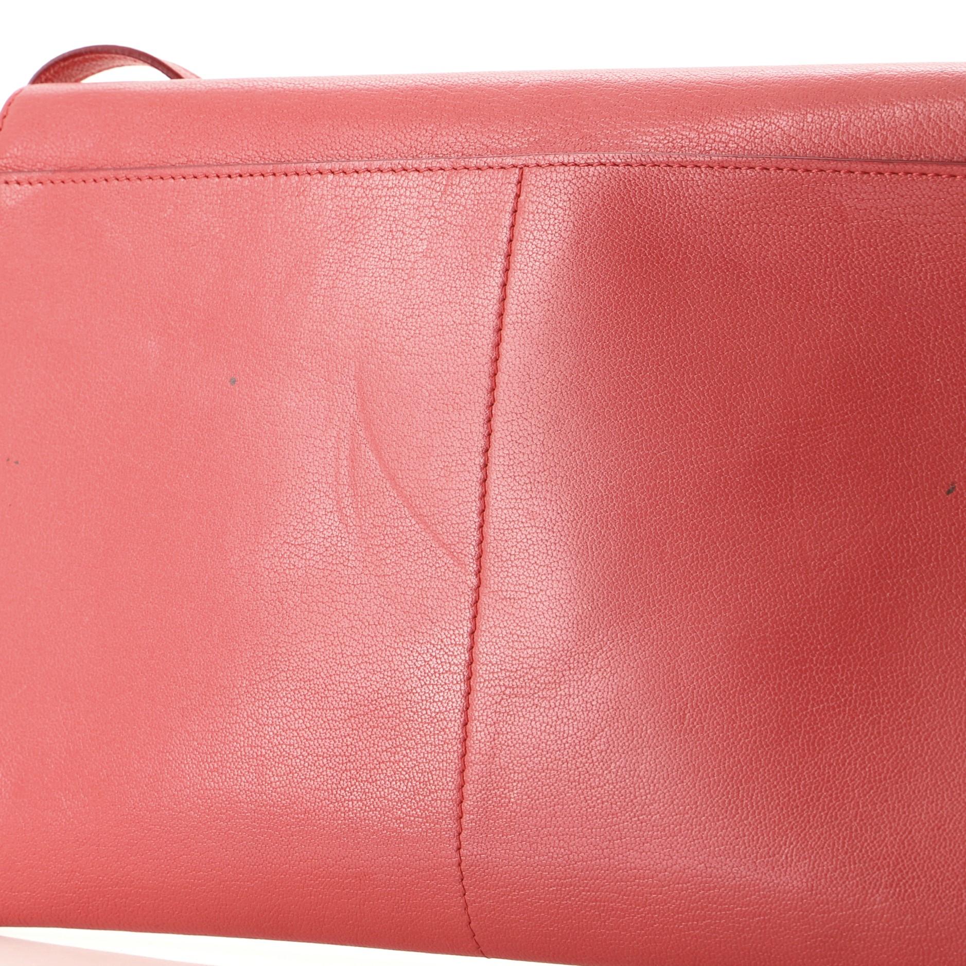 Women's or Men's Celine Folded Strap Clutch Leather