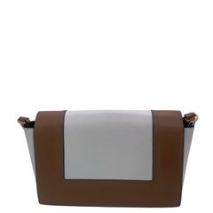 CELINE Frame Bag Borsa a tracolla in pelle di vitello marrone