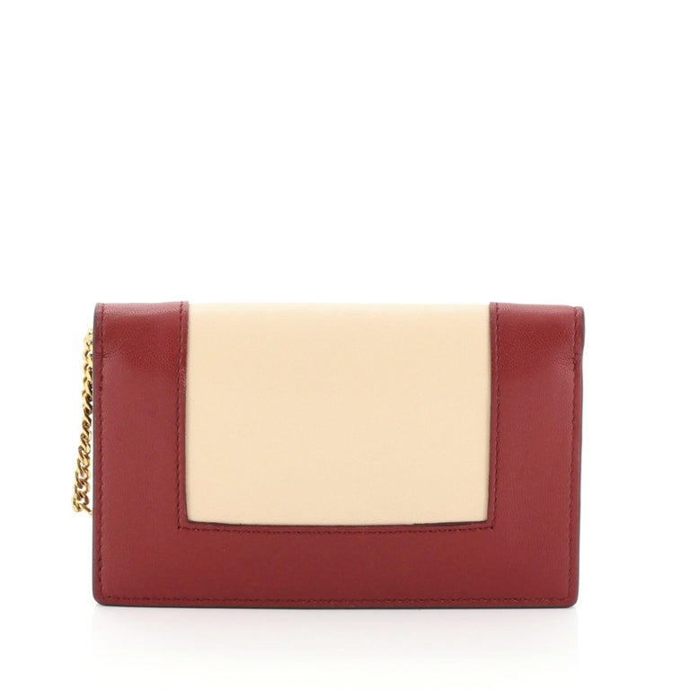 Celine Frame Coin Purse Leather at 1stDibs