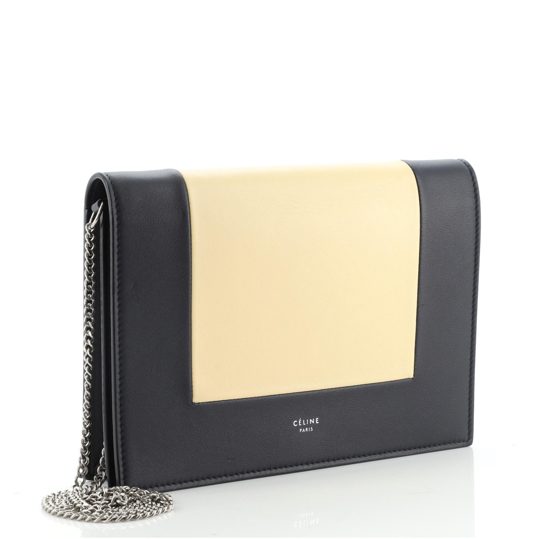 celine clutch with chain
