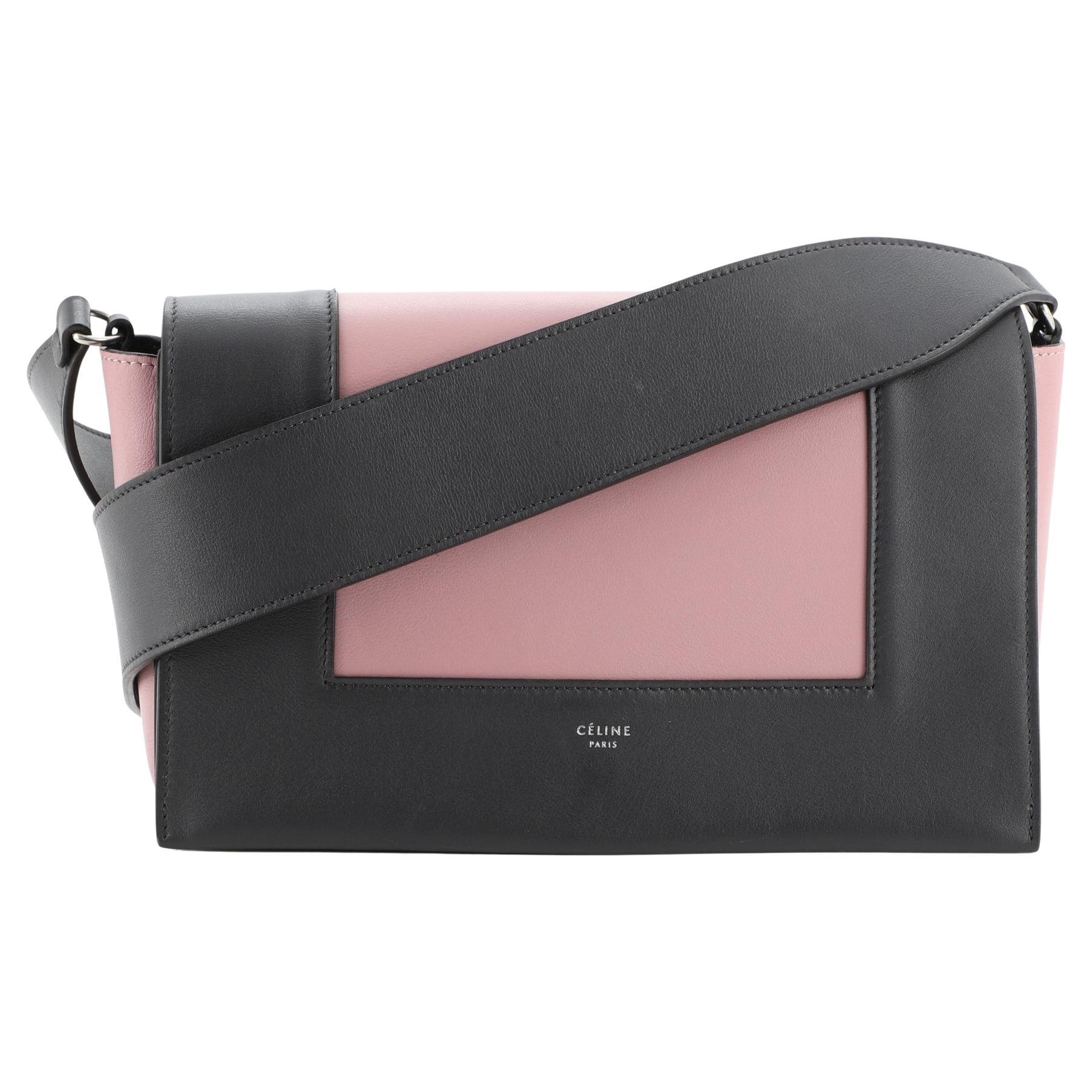  Celine Frame Shoulder Bag Leather Medium