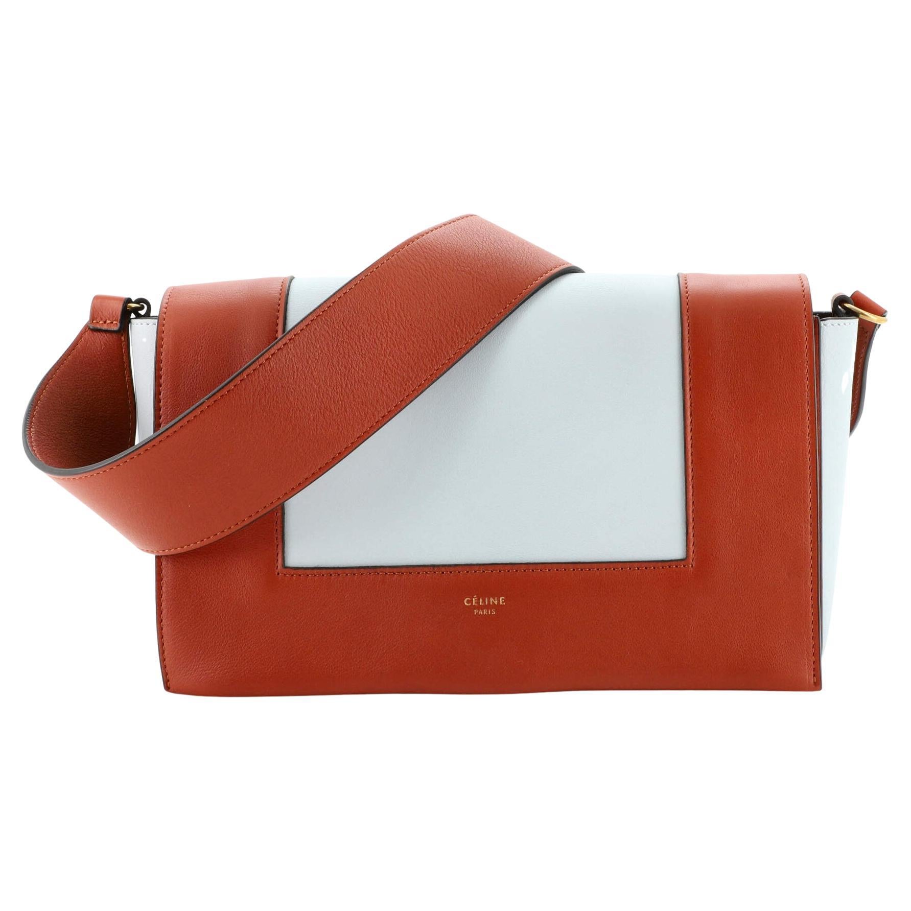 Celine Frame Shoulder Bag Leather Medium At 1Stdibs | Celine Frame Bag,  Celine Ava Bag, Celine Medium Frame Bag