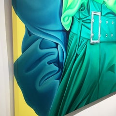 People Ask Me So Many Questions, Glamorous original XL Oil on Canvas, 2022