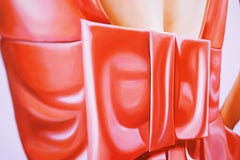 She rescues him right back, Glamorous original XL Oil on Canvas, 2022