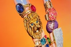 The Importance of Being Relentless, Glamorous original XL Oil on Canvas, 2022