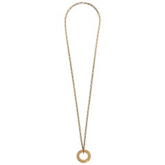 Céline Gold Disc Necklace