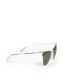 Céline Gold Frame Cat Eye Tinted Sunglasses