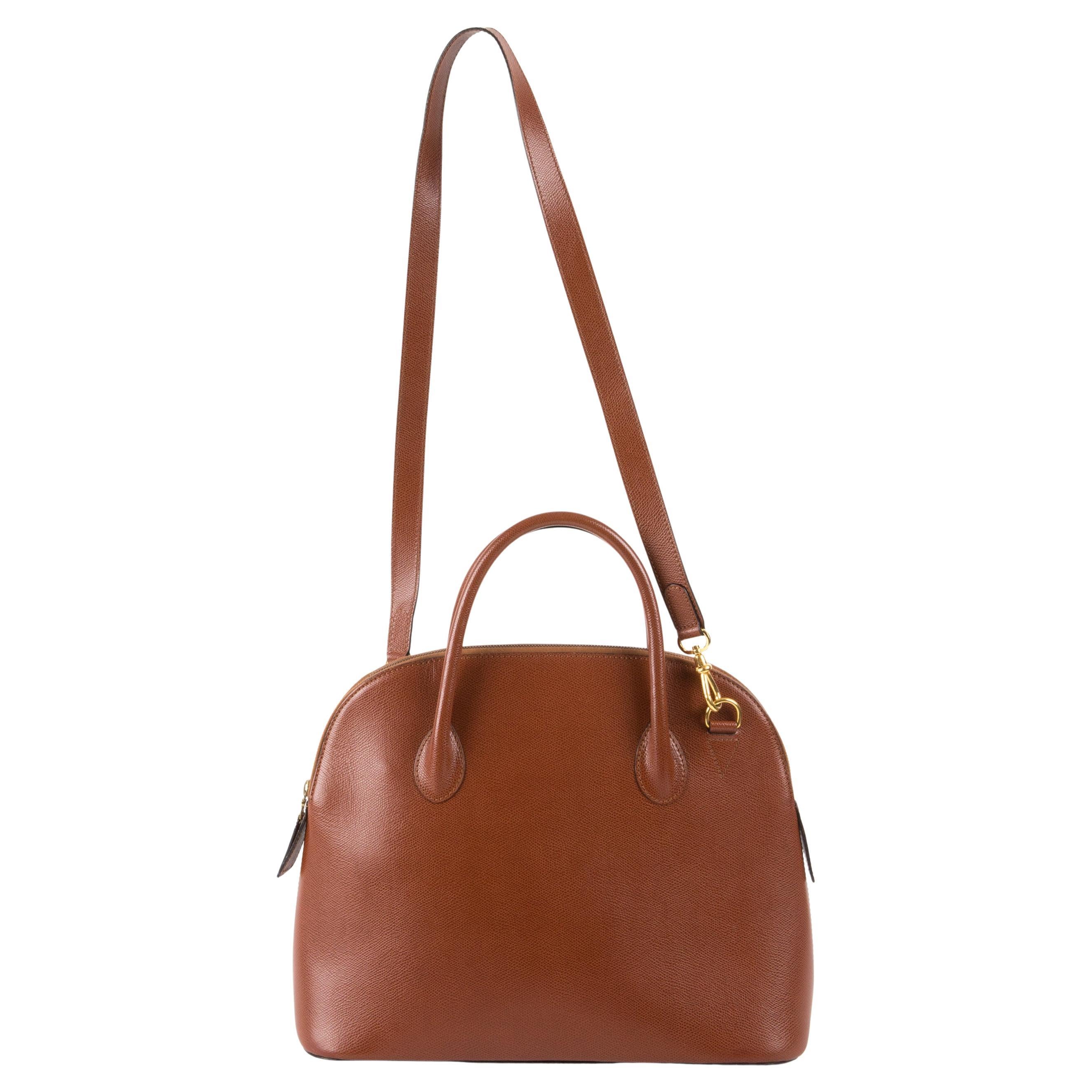 Celine Gold Leather Large Bolide Bag