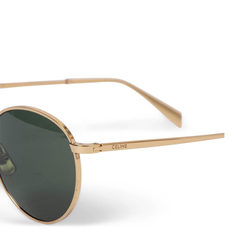 CELINE gold metal MINERAL Sunglasses CL40100U at 1stDibs  display picture 2