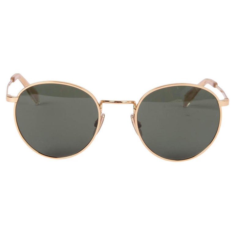 CELINE gold metal MINERAL Sunglasses CL40100U at 1stDibs  display picture 1