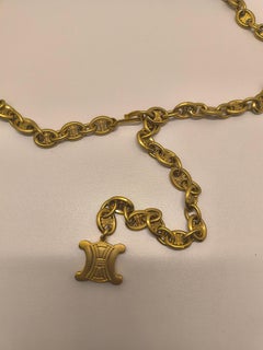 Celine Cintura a catena in oro Macada Collezione Moderna ispirata al Vintage