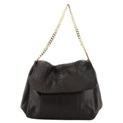 Celine Gourmette Shoulder Bag Python Large