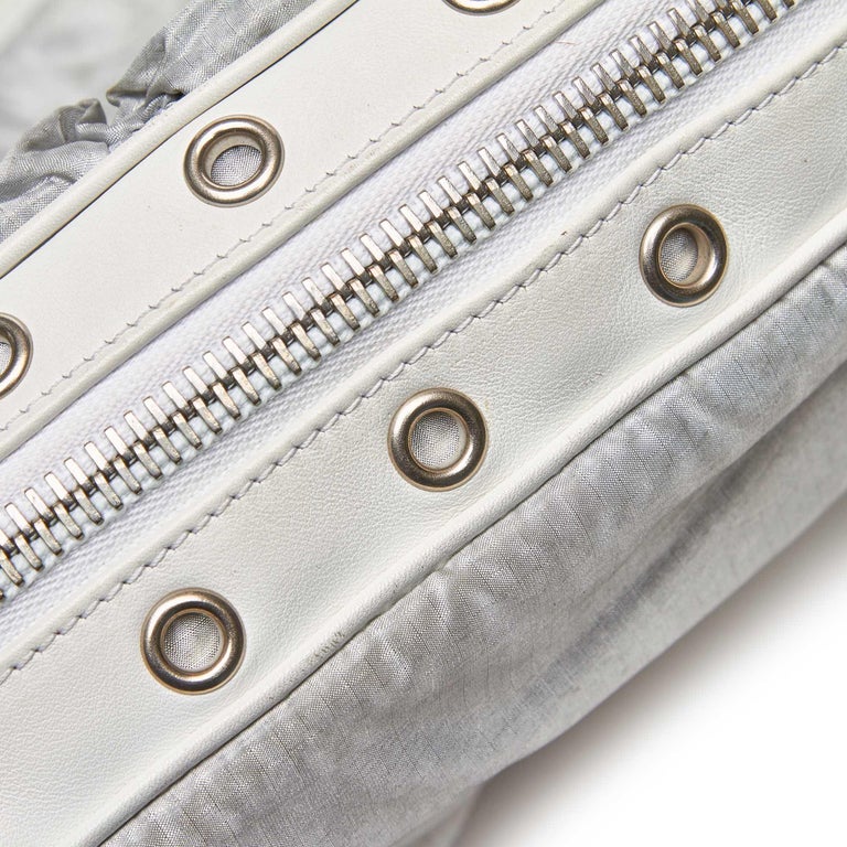 Celine Gray Nylon Fabric Crossbody Bag France at 1stDibs