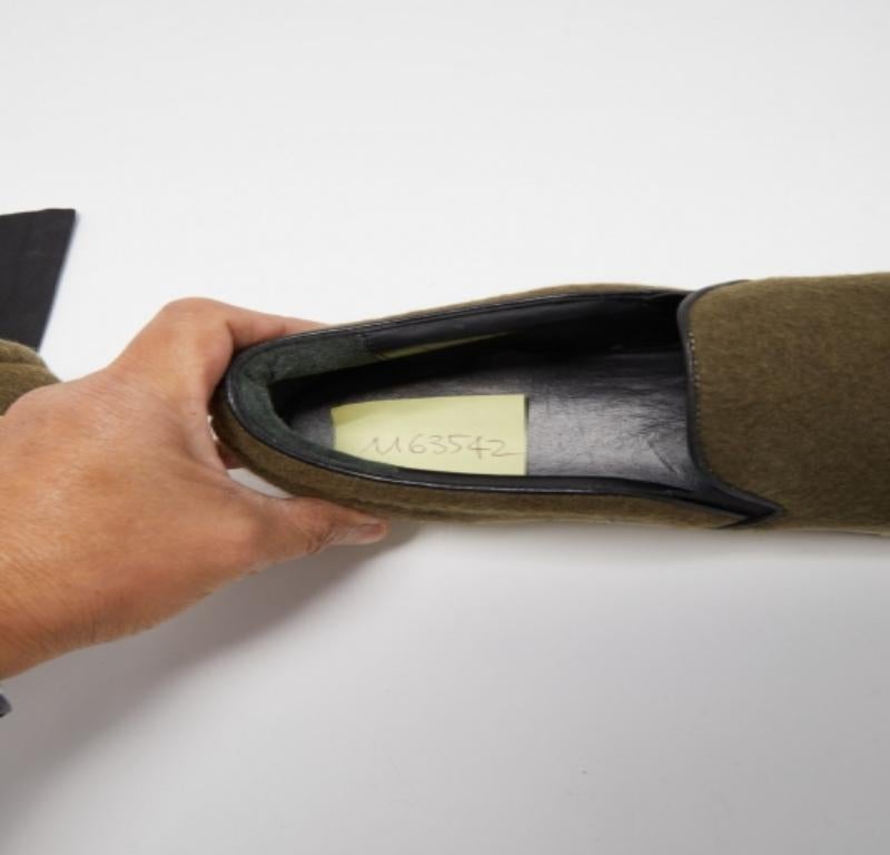 Marrone Celine, scarpe da ginnastica in pelliccia Greene & Greene Slip On Taglia 38 in vendita